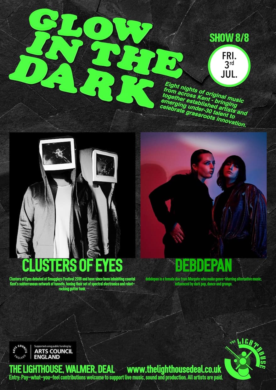 'Glow In The Dark' – Clusters of Eyes + debdepan