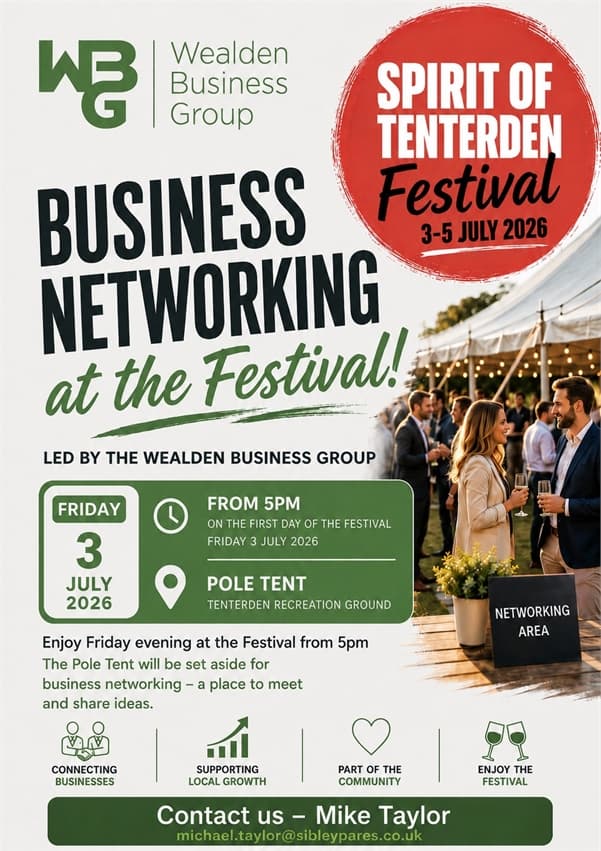 Business Networking at the Spirit of Tenterden Festival