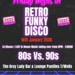 Retro Funky Disco (Free Entry)