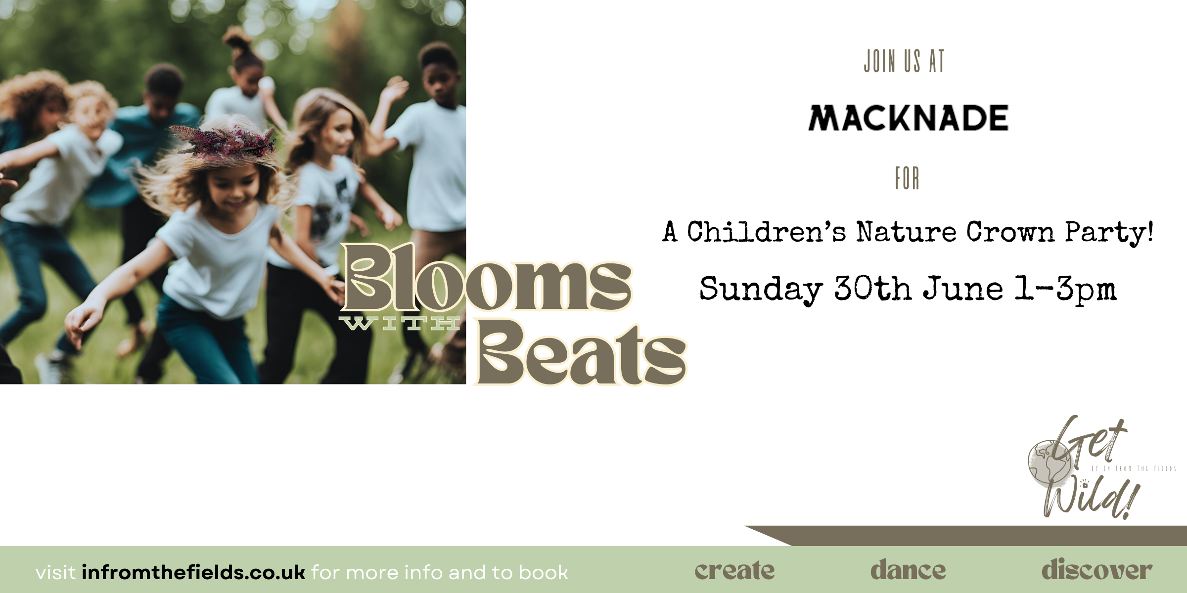 ‘Blooms with Beats!’ – A Children’s Nature Crown Workshop Party!